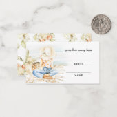 キスブライダルシャワーゲーム ノートカード (正面/裏面インサイチュ)