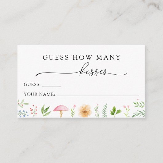 キスブライダルTeaエンクロージャカードの数を推測 エンクロージャーカード (正面)