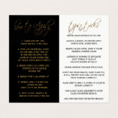 キスプルーフのホットピンクの唇と黒の指示 名刺 (内部フラット)