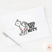 キスマイお尻 ラウンドシール (封筒)