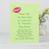 キスマイアイアイリッシュではないパーティの招待状 招待状 (スタンド正面)
