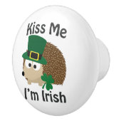 キスマイアイムアイリッシュSt patricks dayヘッジホッグ セラミックノブ (右)