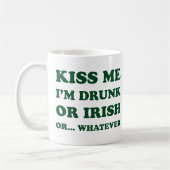 キスマイアイム飲またはアイルランド コーヒーマグカップ (左)