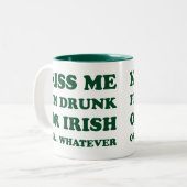 キスマイアイム飲またはアイルランド ツートーンマグカップ (正面左)