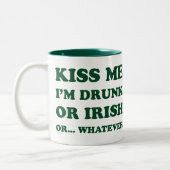 キスマイアイム飲またはアイルランド ツートーンマグカップ (左)