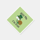 キスマイアイリッシュカタツムリ スタンダードカクテルナプキン (角)