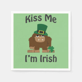 キスマイアイリッシュビッグフット スタンダードカクテルナプキン