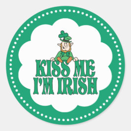 キスマイアイリッシュリトルレプラーヘン ラウンドシール