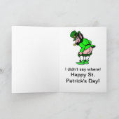 キスマイアイリッシュレプレおもしろいーシャン カード (内部)