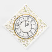 キスマイアットミッドナイトニューイヤークロック紙プレート (コーナー)