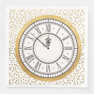 キスマイアットミッドナイトニューイヤークロック紙プレート