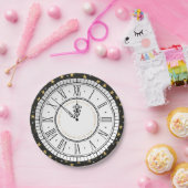 キスマイアットミッドナイトニューイヤークロック紙プレート ペーパープレート (パーティー)