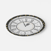 キスマイアットミッドナイトニューイヤークロック紙プレート ペーパープレート (アングル)