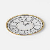 キスマイアットミッドナイトニューイヤークロック ペーパープレート (アングル)