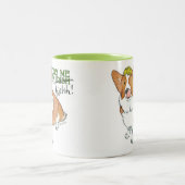 キスマイウェルシュ – コルギサンパトリックの日のマグカップ ツートーンマグカップ (中央)