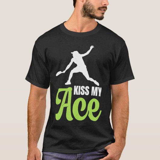 キスマイエーステニスドレスラケット Tシャツ (正面)