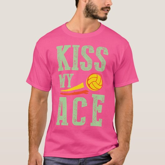 キスマイエースボーおもしろいレーバル Tシャツ (正面)