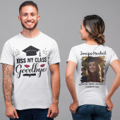 キスマイクラスサヨナおもしろいパーソナライズされた卒業 Tシャツ