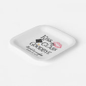 キスマイクラスサヨナエおもしろい卒業 ペーパープレート (傾斜あり)