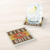 キスマイグリット ガラスコースター (アングル)