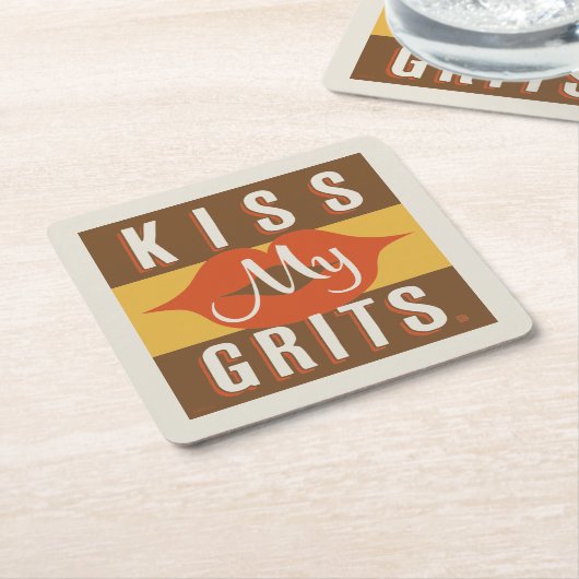 キスマイグリット スクエアペーパーコースター (アングル)