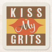 キスマイグリット スクエアペーパーコースター (正面)