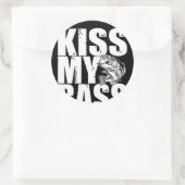 キスマイバスラージマウスベース魚釣り ラウンドシール (バッグ)