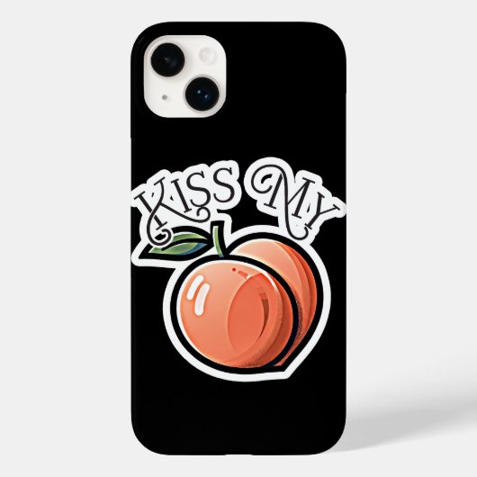 キスマイピーチピーチフリおもしろいーツ Case-Mate iPhoneケース (裏面)