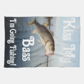 キスマイベース行く魚釣り キッチンタオル (横)