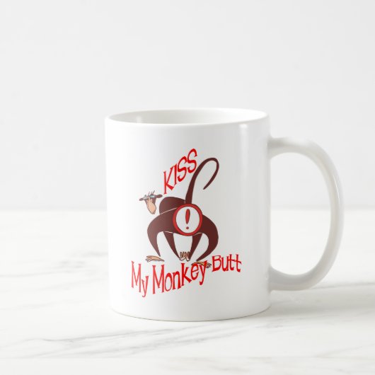 キスマイモンキーお尻 コーヒーマグカップ (右)