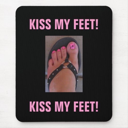 キスマイ足! マウスパッド (正面)