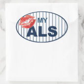 キスマイALS2 楕円形シール (バッグ)