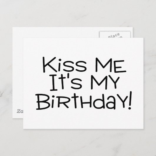 キスマイitsマイ誕生日 ポストカード (正面/裏面)