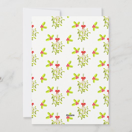 キスマメリースのミストレトークリスマスカード シーズンカード (裏面)