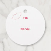 キスマメリースギフトラベル フェイバータグ (裏面)