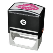 キスマメリース |トレンディースクリプトのタイポグラフィの唇 セルフインキングスタンプ (商品)