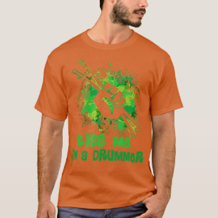 キスミーはドラマー拳ばちSt patricks Tシャツ