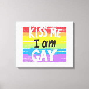 キスミーアイアムゲイ キャンバスプリント