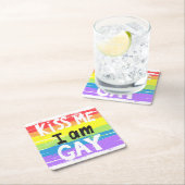 キスミーアイアムゲイ スクエアペーパーコースター (インサイチュ)