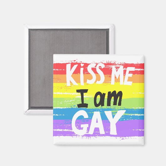 キスミーアイアムゲイ マグネット (正面/裏面)
