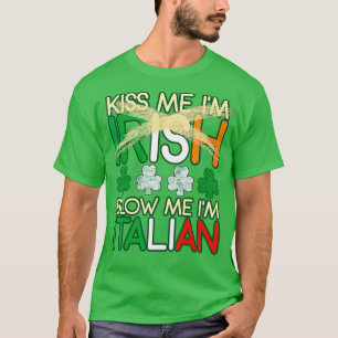 キスミーアイムアイルランド吹ミーイムSt patricksイタリアン Tシャツ