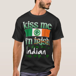キスミーアイルランドインディアンプライドシャツギフトSt Tシャツ