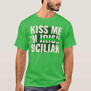キスミーアイルランドシシリアシチおもしろいリアセントデイ Tシャツ
