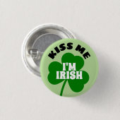 キスミーアイルランド人 缶バッジ (正面&裏面)