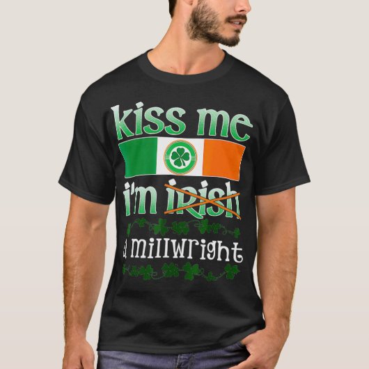キスミーイムアミルライトギフトSt patricksアイリッシュテ Tシャツ (正面)
