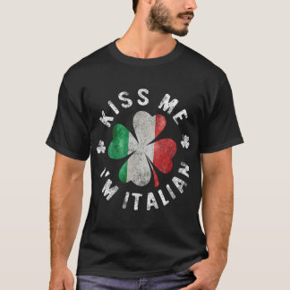 キスミーイムイタリアンtSt patricks dayイタリアのギフト Tシャツ