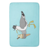 キスミークイックシーサイドカモメ バスマット (正面縦)