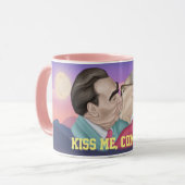 キスミーコマレードブレズネフホネッキスをするカー マグカップ (正面左)