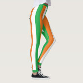 キスミー私はアイリッシュアイリッシュストライプアイリッシュホワイトハート レギンス (右)