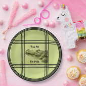 キスミー私はアイルランド語 – 緑のゲーター自然写真 ペーパープレート (パーティー)